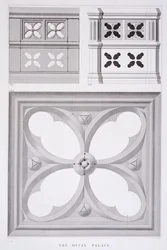 Il Palazzo Ducale, compartimenti del balcone meridionale, da 